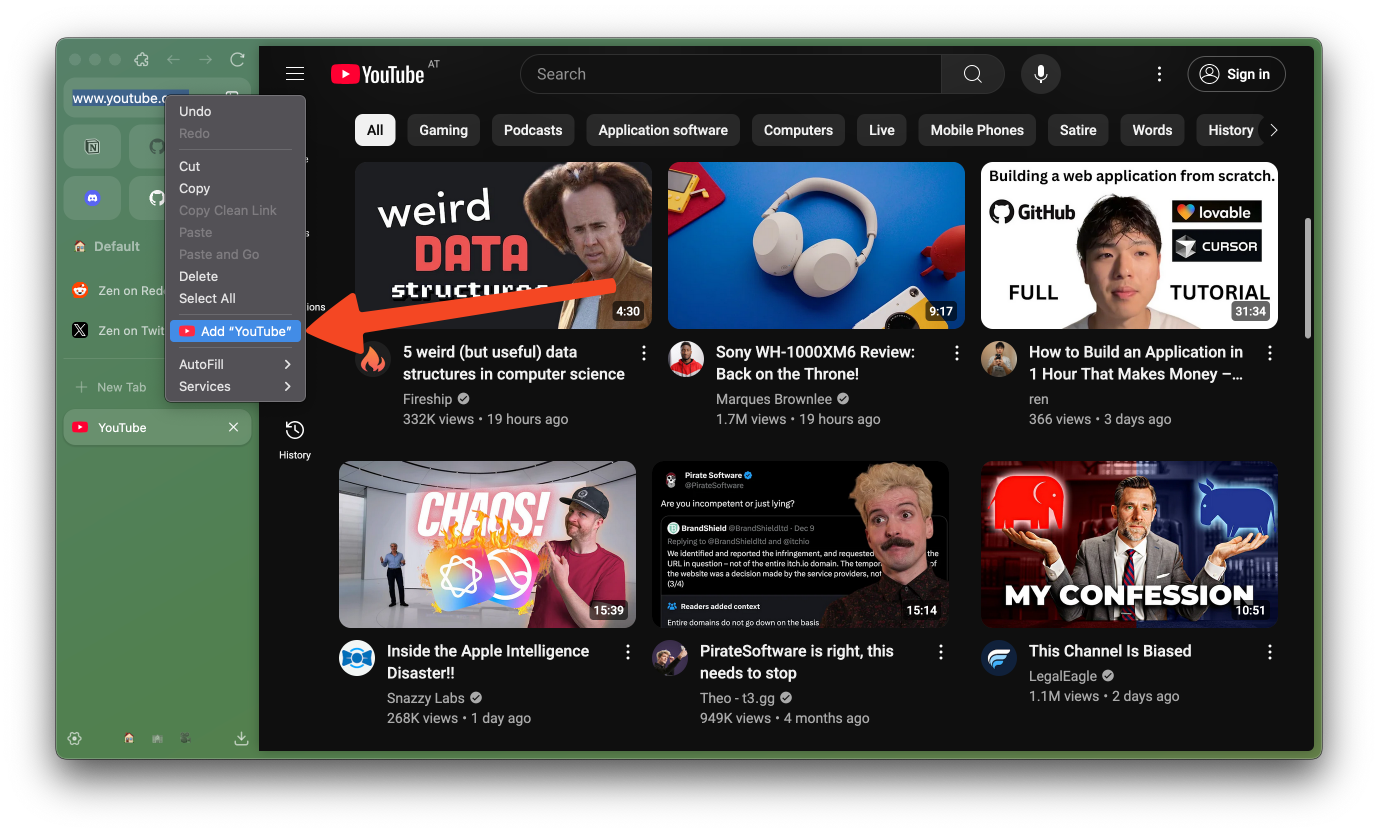 Add new search engine