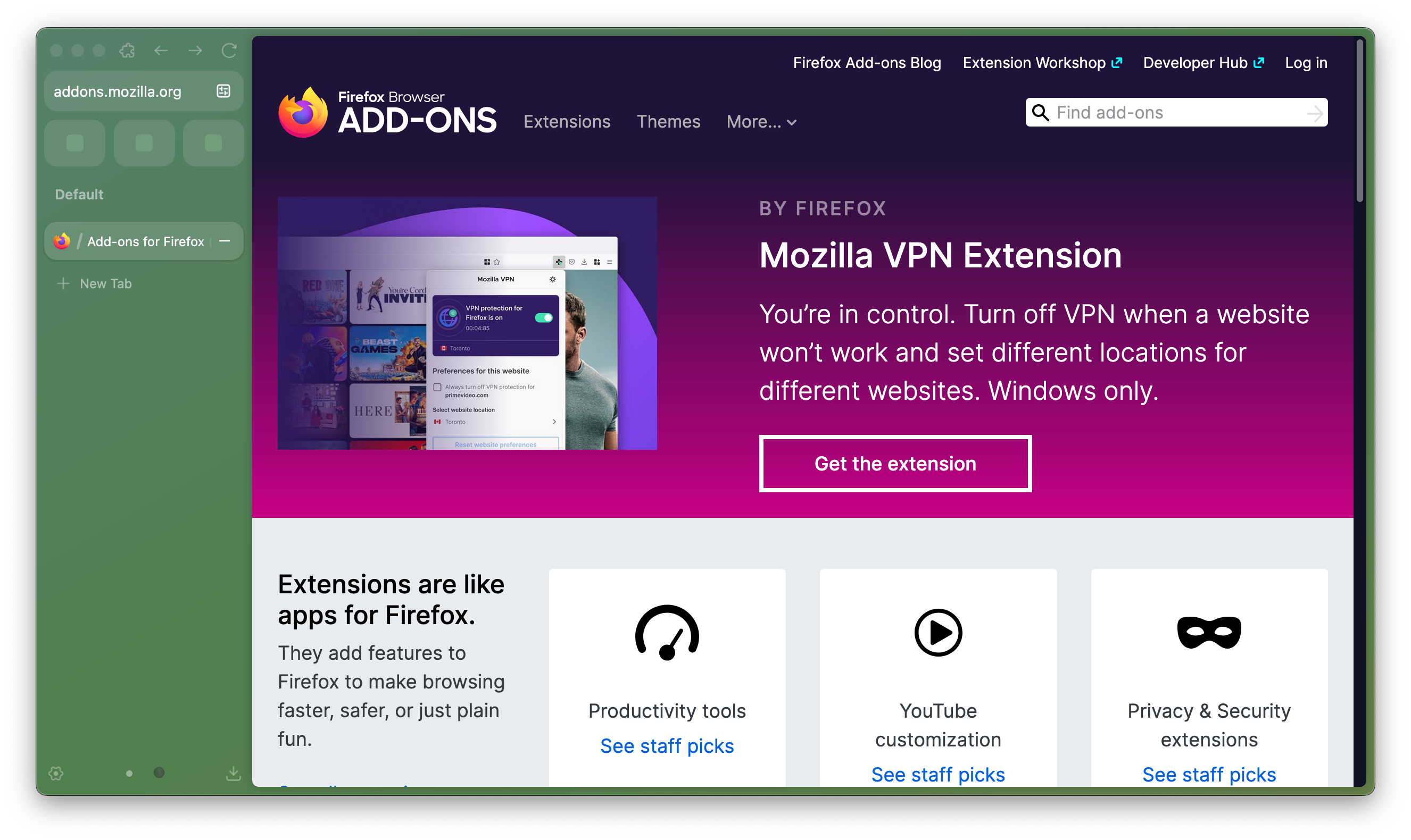 Mozilla Add-ons